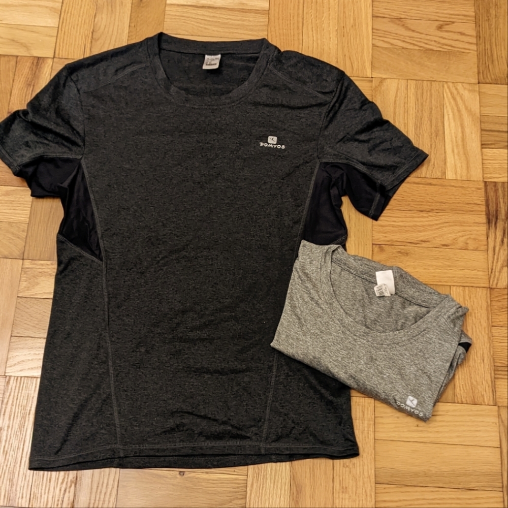 Bundle of two Decathlon Quechua sports T-shirts size S
